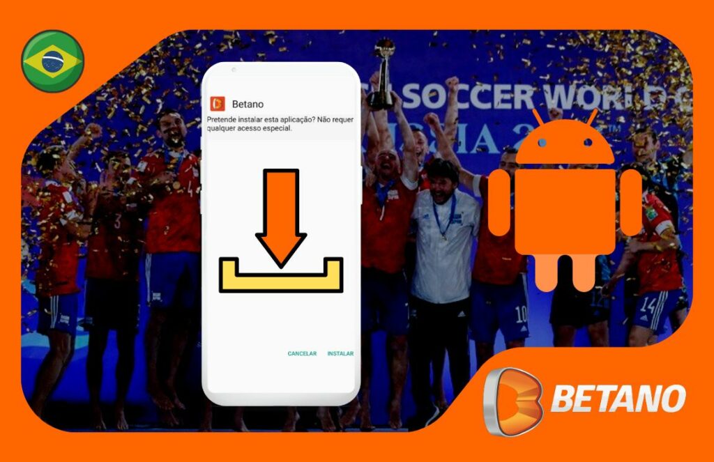 como instalar o app da casa de apostas Betano Brasil no Android
